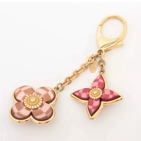 Louis Vuitton Accessories - Louis Vuitton LV Mosaic Flower Bicolor Bag Charm